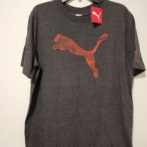 Gray PUMA T-shirt